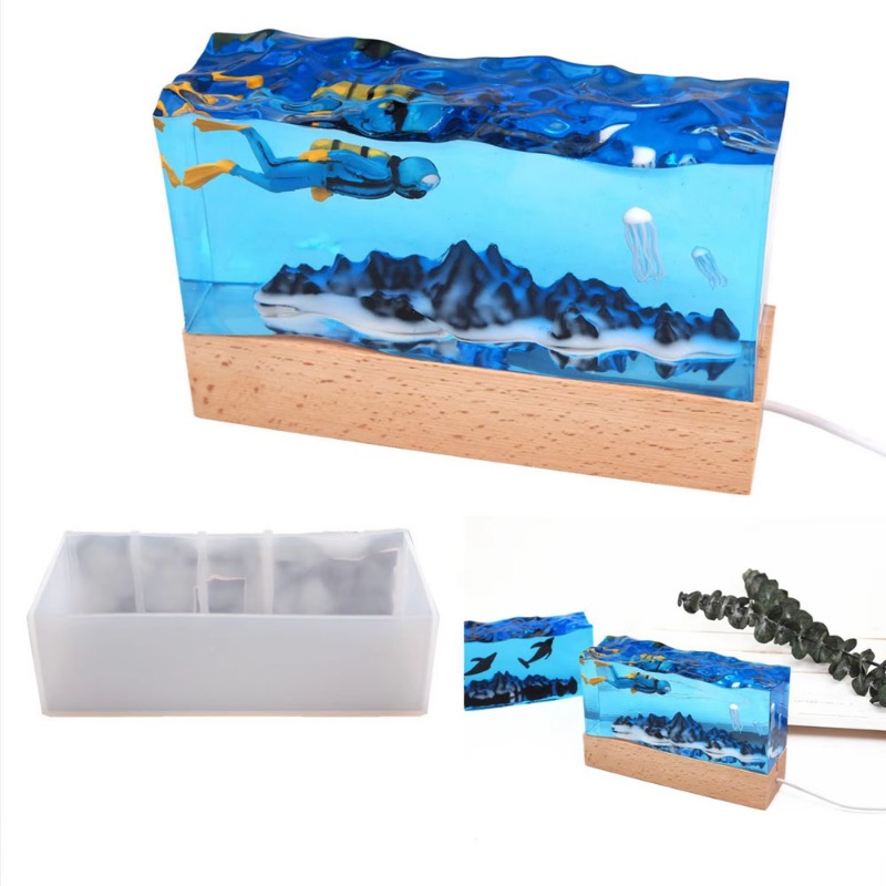 Cetakan Silikon Lanskap Bawah  - Light Art And Craft ulasan dan harga
