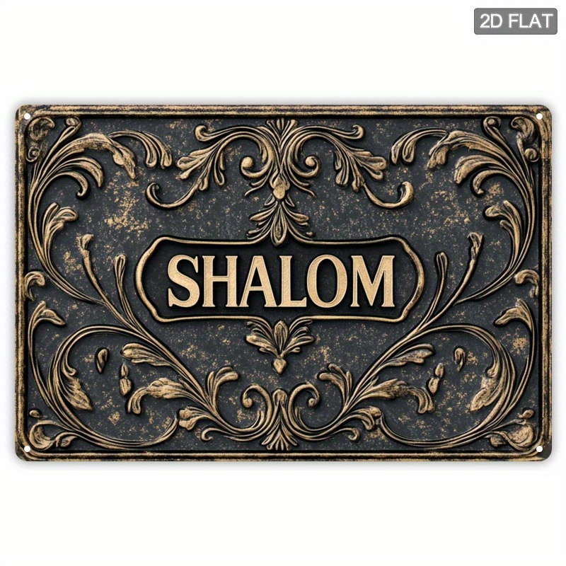 CIFBUY Vintage Shalom Aluminiu - Art & Craft Photos ulasan dan harga