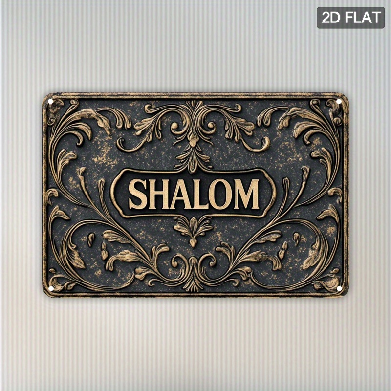 CIFBUY Vintage Shalom Aluminiu - Art & Craft Photos ulasan dan harga