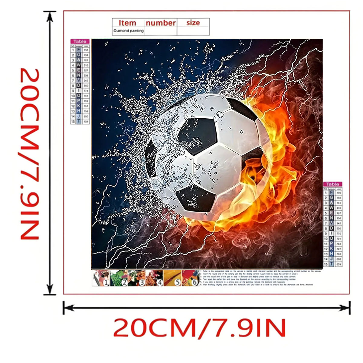Satu Set Lukisan Berlian Sepak - Art Craft Website ulasan dan harga