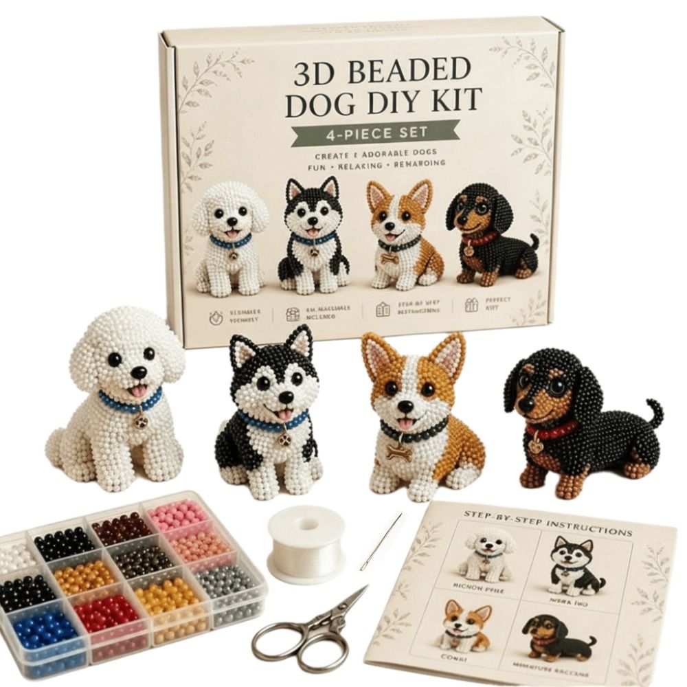 Kit Manik-Manik 3D Bentuk Hewa - Art Craft Kit ulasan dan harga