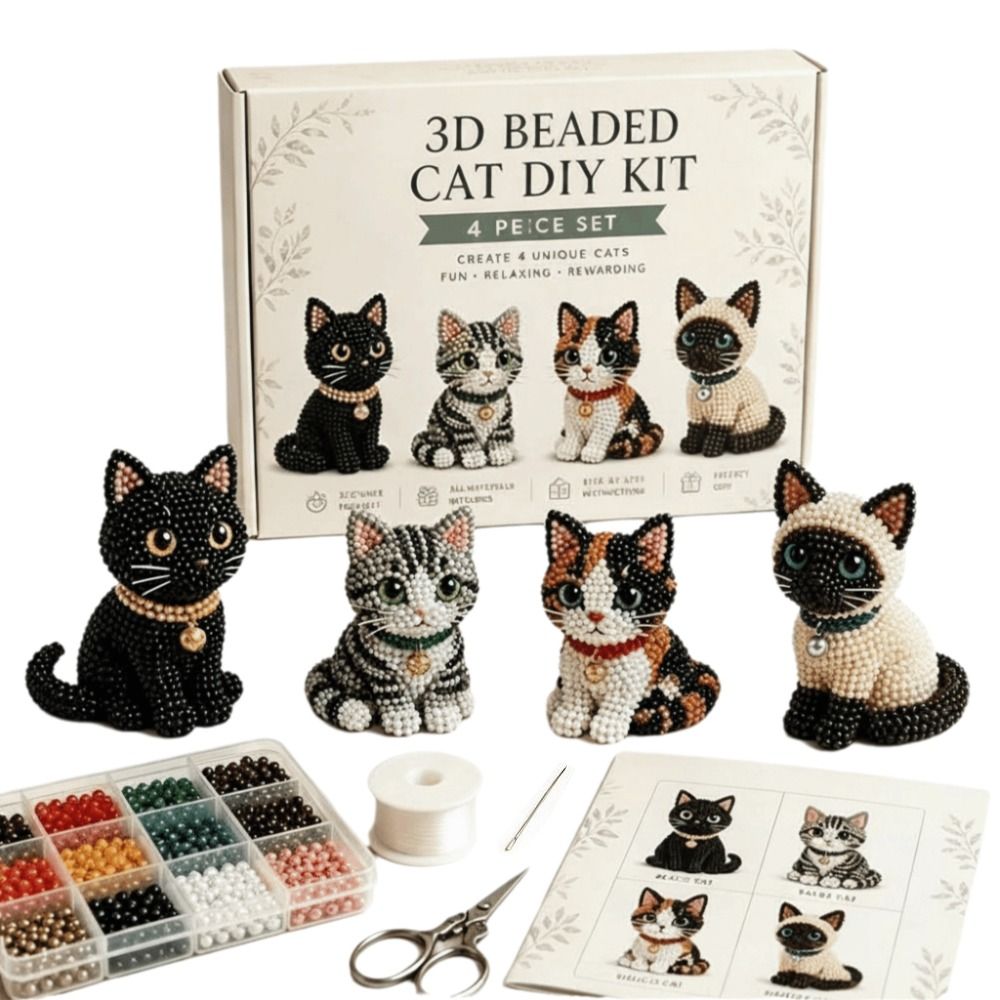 Kit Manik-Manik 3D Bentuk Hewa - Art Craft Kit ulasan dan harga