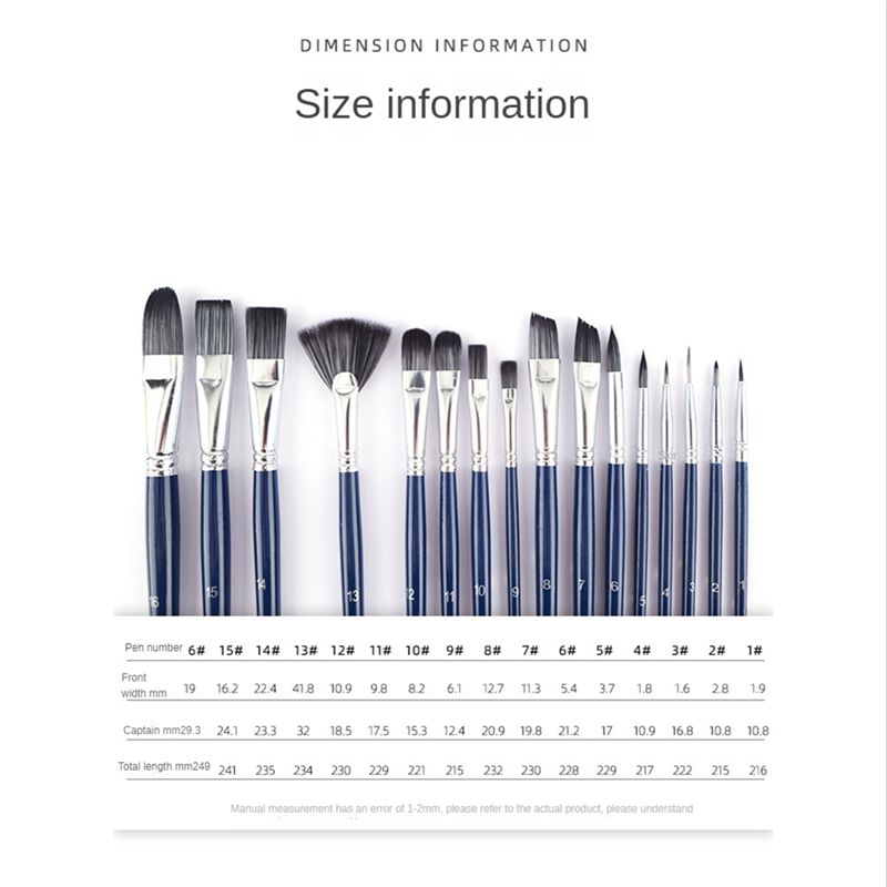 Set Kuas Lukis Carefree, Kuas  - Craft And Art Difference ulasan dan harga