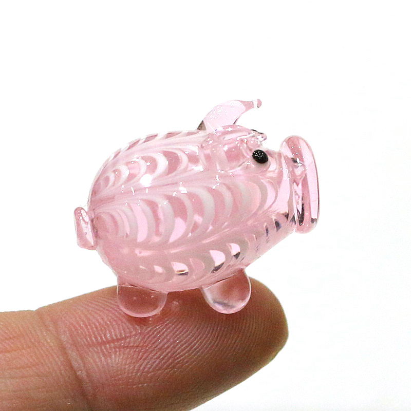 Figurine Babi Kaca Murano Berb - Craft And Art Difference ulasan dan harga