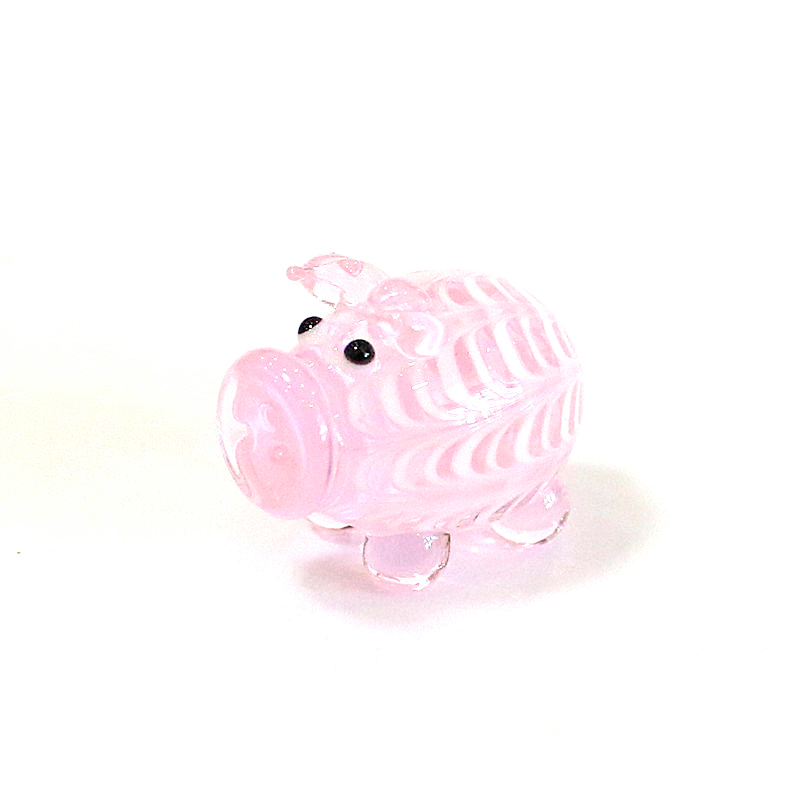Figurine Babi Kaca Murano Berb - Craft And Art Difference ulasan dan harga