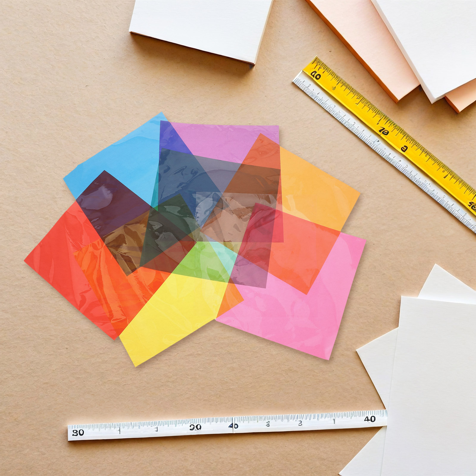 90 Buah Lembaran Plastik Multi - Light Art And Craft ulasan dan harga