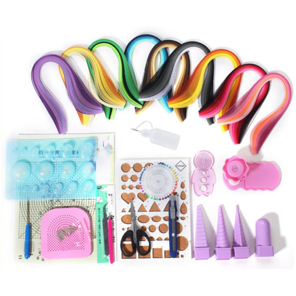 Kertas Quilling Set 18 Jenis A - Quilling Paper Strips ulasan dan harga