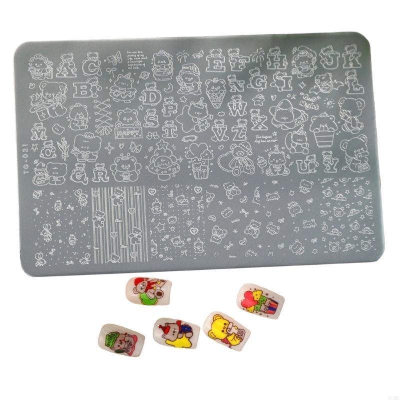R3MC Pelat Cap Seni Kuku Baja  - Art Craft Template ulasan dan harga