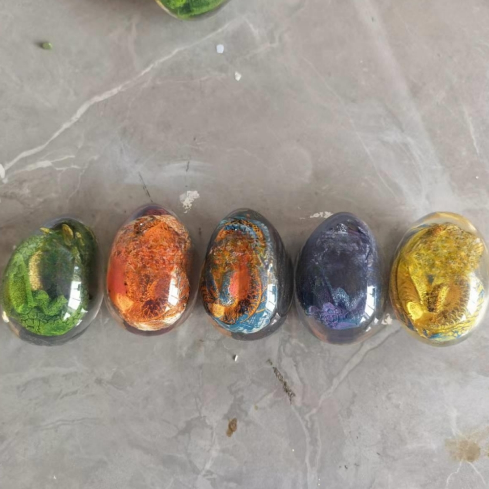 Lava naga patung telur ornamen - Art Craft Dinosaurs ulasan dan harga