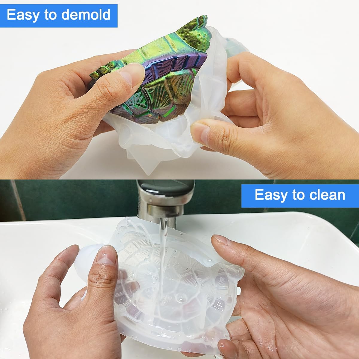 Cetakan Resin Kura-Kura 3D, Ce - Art Craft Website ulasan dan harga