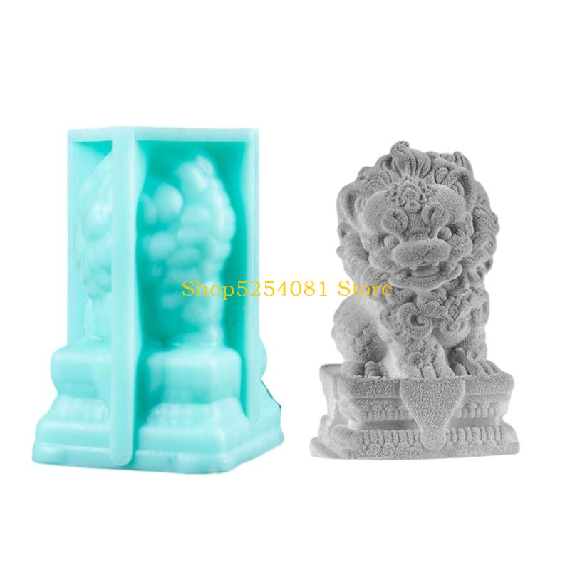 AXYC Cetakan Singa Batu Cina S - Art Craft Ice Cream ulasan dan harga