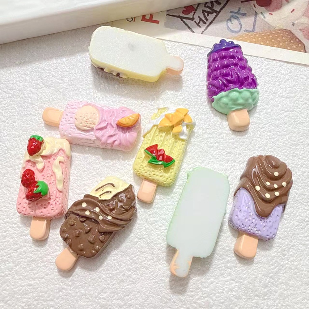 10/100 pcs Miniatur Lucu Rumah - Art Craft Ice Cream ulasan dan harga
