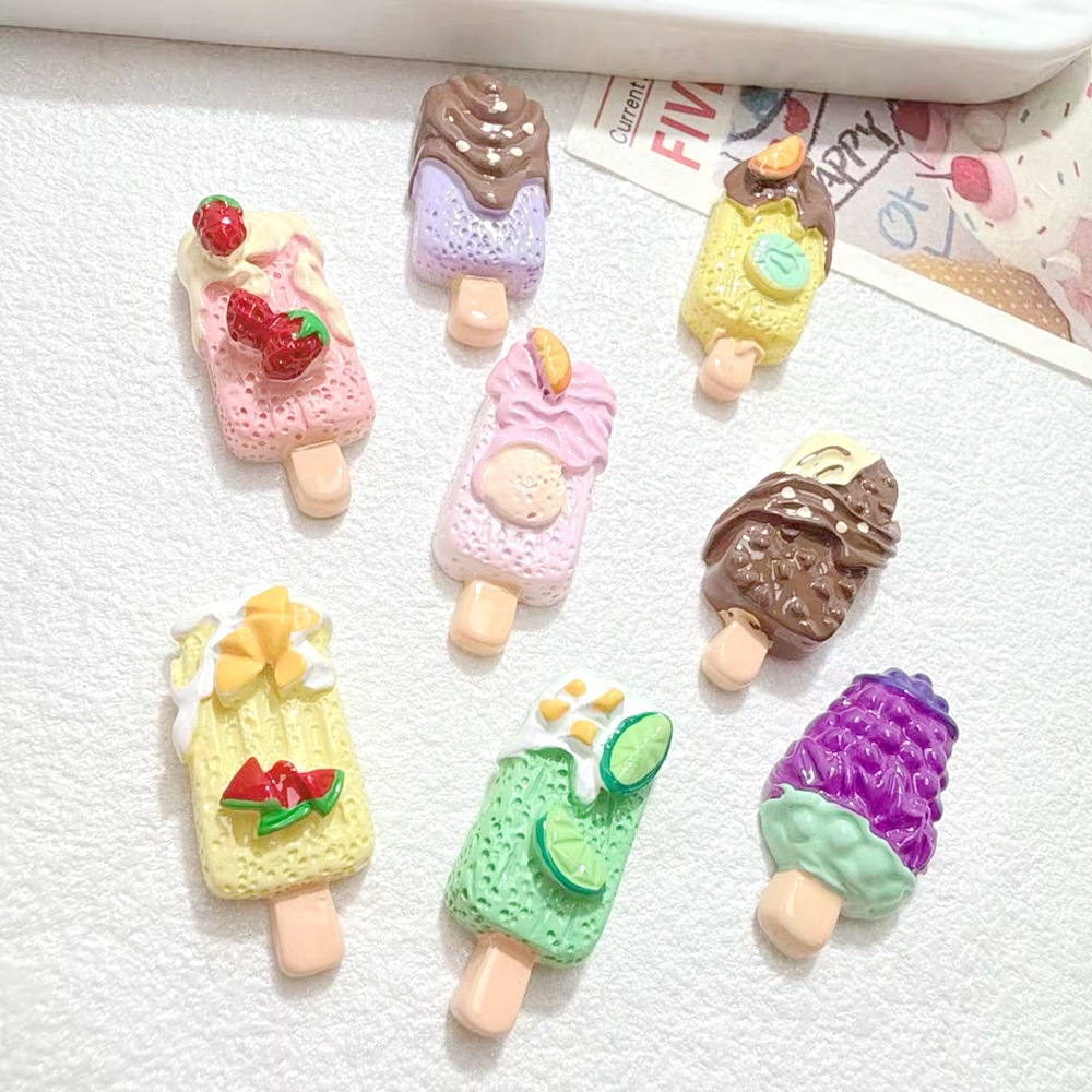 10/100 pcs Miniatur Lucu Rumah - Art Craft Ice Cream ulasan dan harga