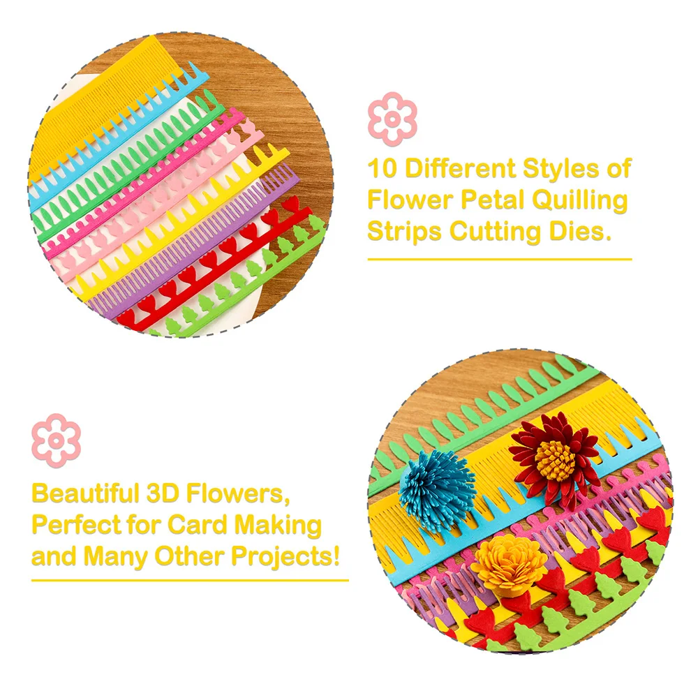 3D Spiral Potongan Bunga Mata  - Quilling Paper Strips ulasan dan harga
