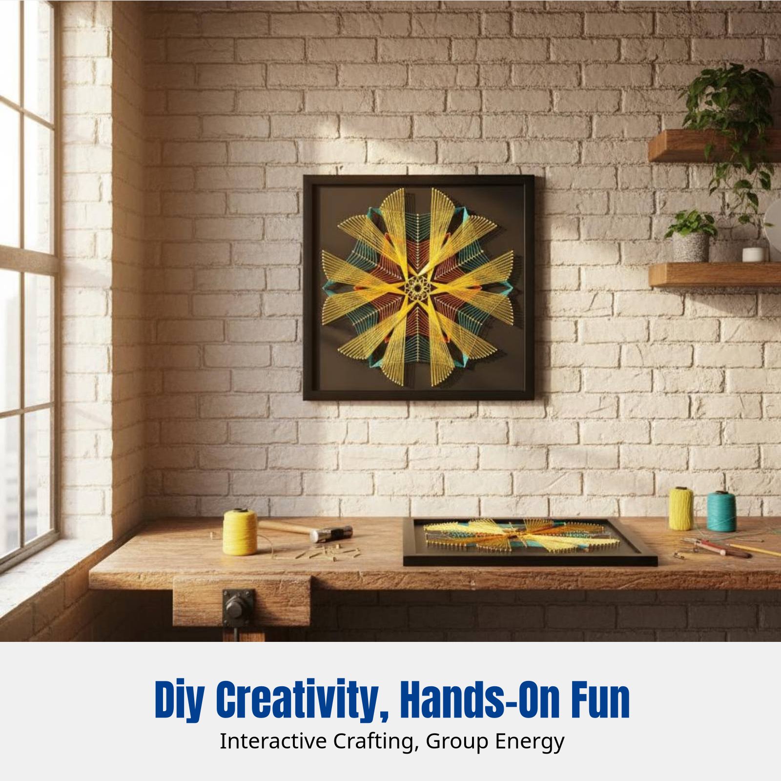 Seni Tali Kuku Pola Geometris, - Art Craft Kit ulasan dan harga